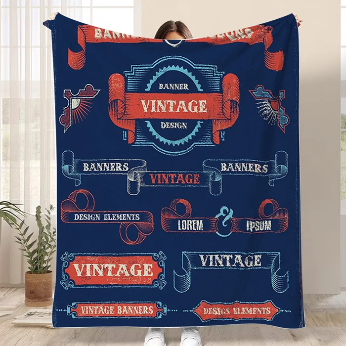 2024  Hot sell  factory  price  3D Photo  Custom Flannel Blankets