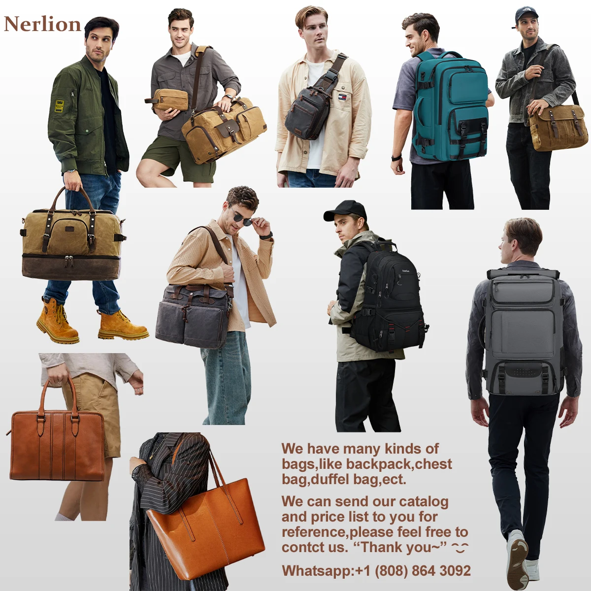 N-127 Nerlion Briefcase 14 Inches Computer Laptop Messenger Bag Vintage Genuine Leather Business Briefcases Leather Office Bag