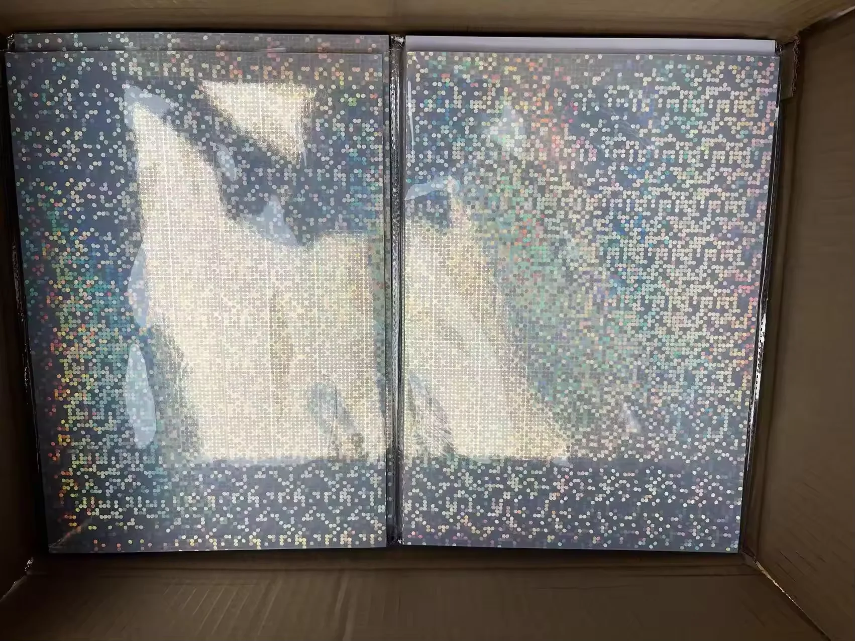 High Glossy Self Adhesive protective holographic Cold Lamination film for photos cards pictures decoration