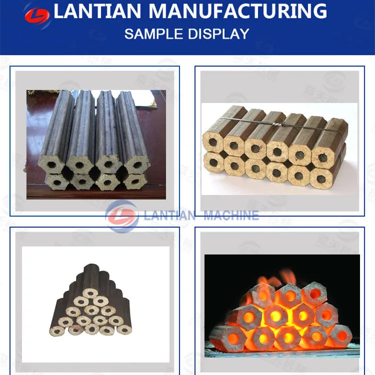 Extruder briquetting equipment coffee grounds husk briquette machine