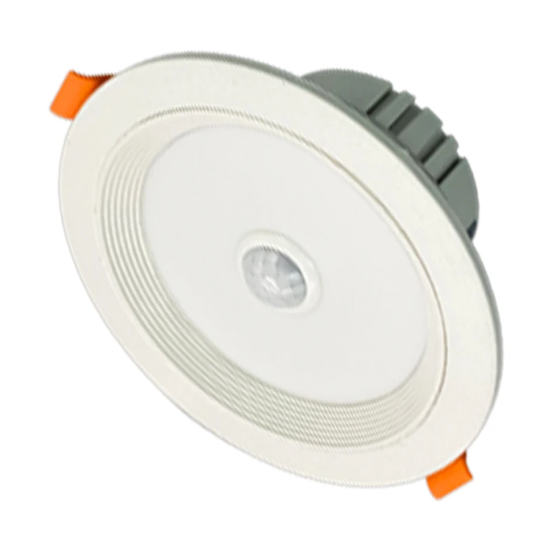 Indoor lighting Ceiling Recessed Downlight PIR Human Body motion sensor auto on off Downlight For Corridor Hallway Stair Depot