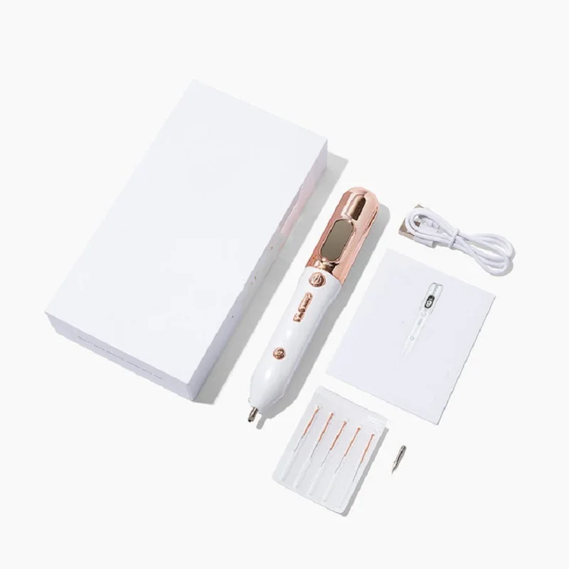 Electric Plasma Pen Freckle Remove Pen Mole Wart Spot Remover Blue Light Beauty Home Use Device Portable Rechargeable