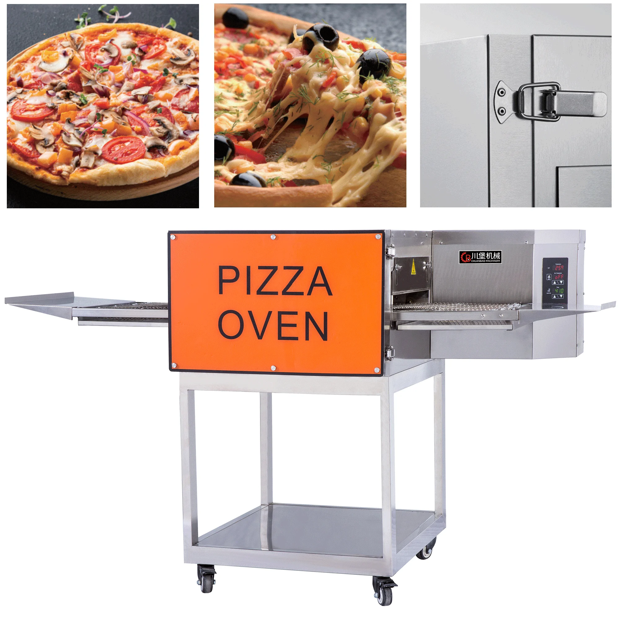 Hot sale 15 Inch High-Temperature Grilling Meat Quick Heating Electric Pizza Oven For Pizzerias