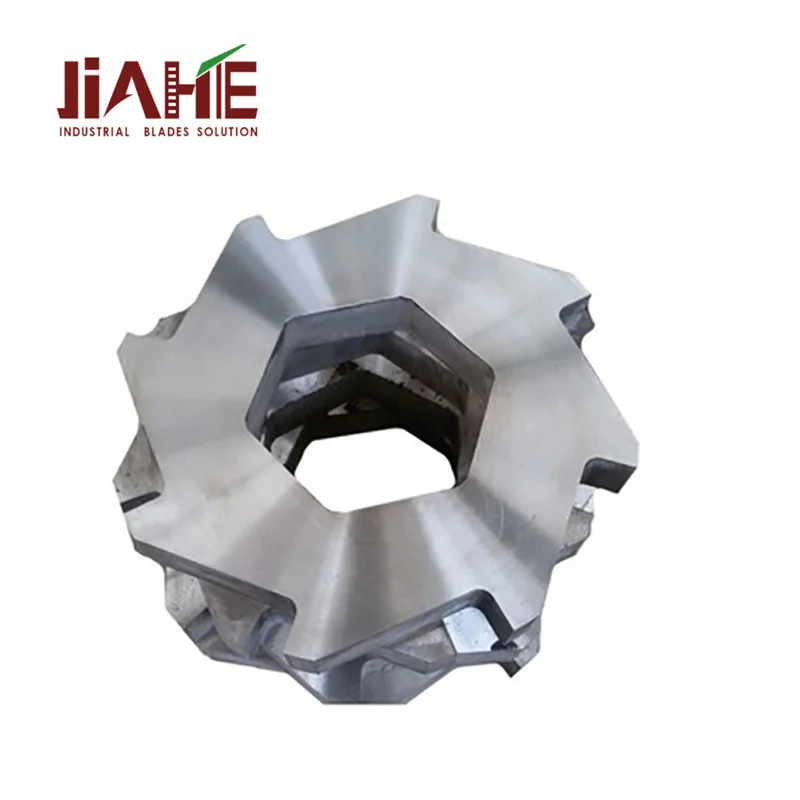 Double shaft shredder blade single double shaft plastic metal film kitchen waste shredder chassis shredder blade