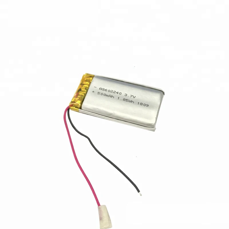 UL CE Certified Rechargeable 503035 3.7V 500mAh Lithium Polymer Lipo Battery for Detector
