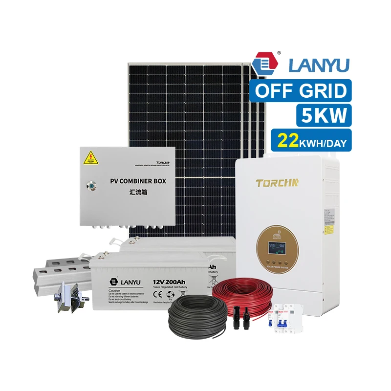 Torchn 10KW 20KW 30KW 40KW 50KW 60KW Industrial Solar Panel Power Electricity Generator off Grid