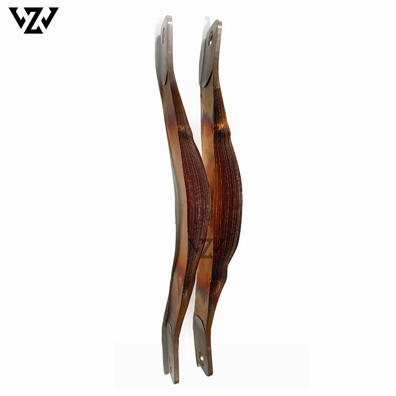 Customizable Flexible Electric Hole Bending Pure Laminated Copper foil Bus Bars for Lifepo4 Battery