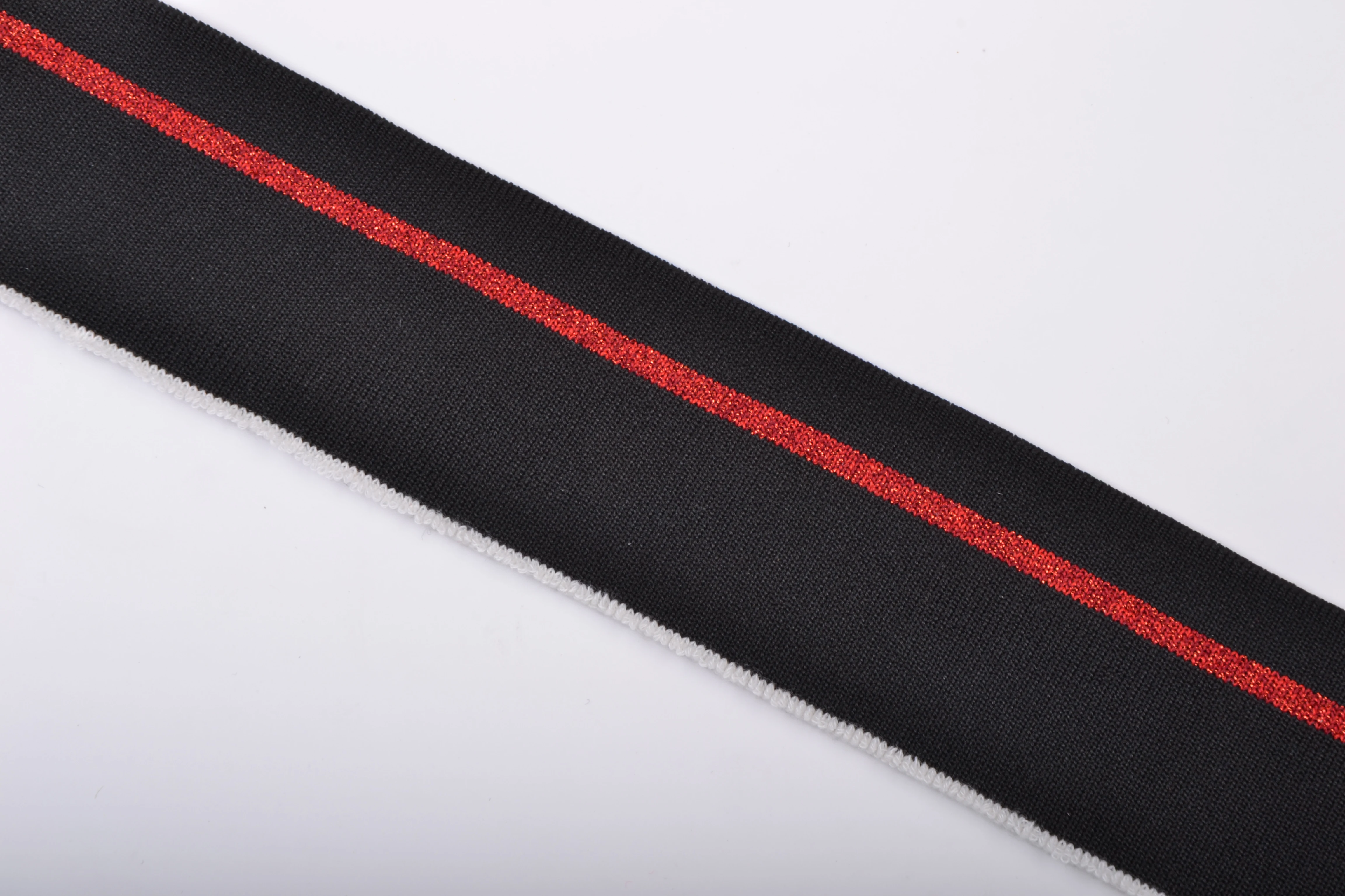 Hot sale flat striped knit rib cuff collars forneckline