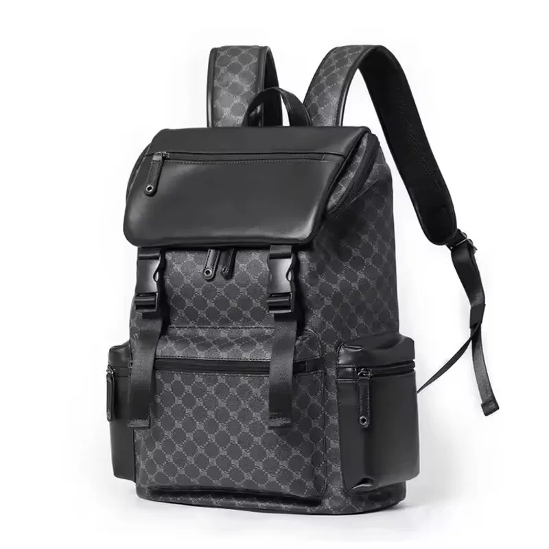 2024 Fashion Brand Backpack Leather Laptop Bag Waterproof Designer School Backpack For Women Men Travel Bags