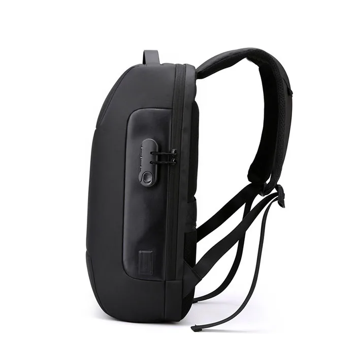 Wholesale Splash-proof fabric anti theft  Office men business computer backpack 15.6 inch laptop bag backpack with usb