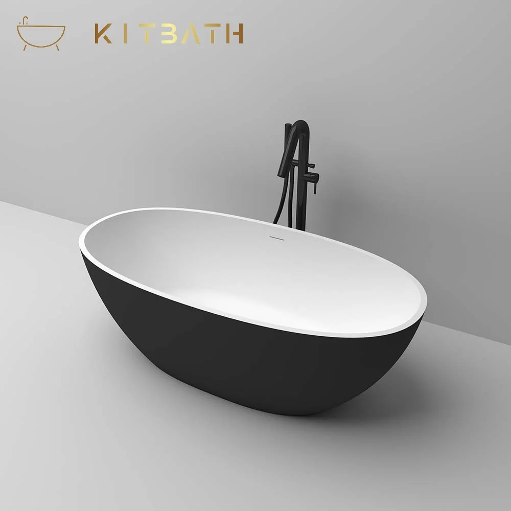Высококачественная Новая прозрачная каменная полимерная мини-Ванна Kitbath в европейском стиле на заказ красивая вакуумная ванна для спа