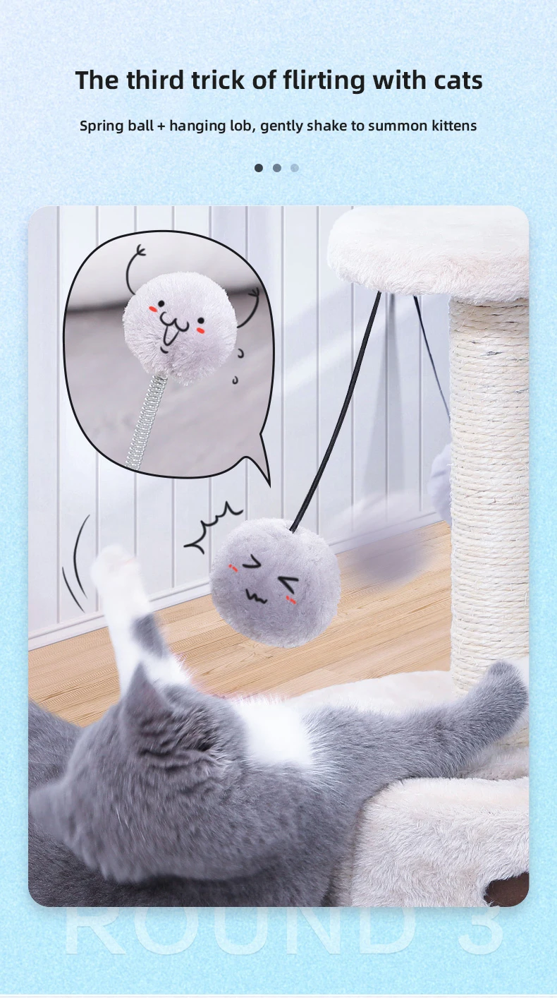 High Quality Cat Toys Sisal Rope Scratching Post Cactus Climbing Frame Cat Tree