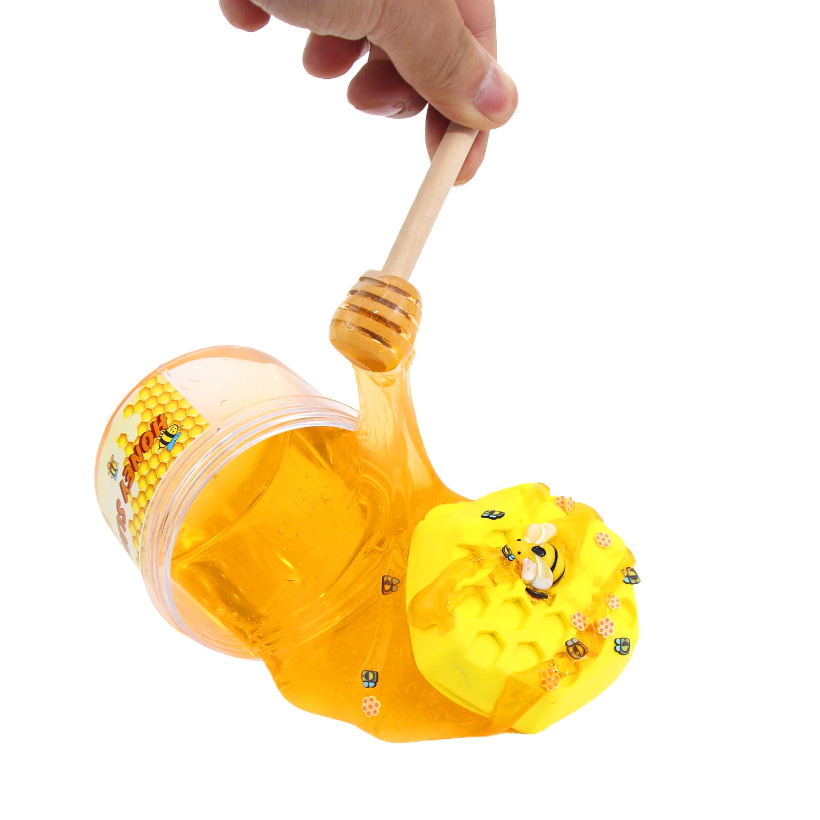 TS 200ml DIY Kids Making Kit Educational Toy Butter Crystal Mud Play dough Non-toxic Bee Honey Slime Kit
