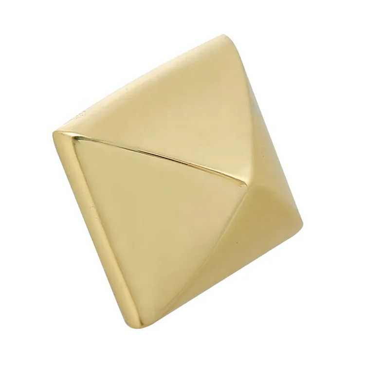 Высокое качество заклепки Шпильки для кожаной сумки золотые шпильки и шипы Квадратные Заклепки для одежды аксессуары