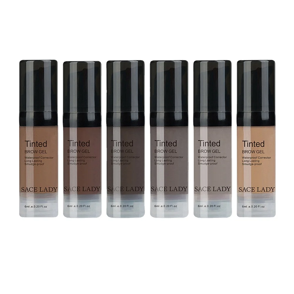 Hot Liquid Eyebrow Dyeing Cream Long Lasting Waterproof No Fading Tinted Eyebrow Gel