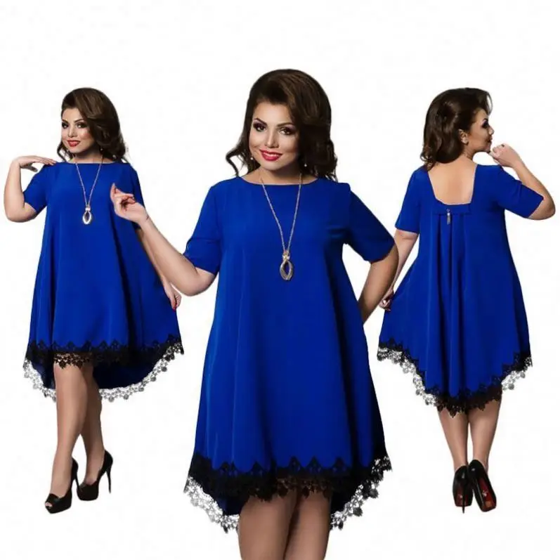 2020 New fashion plus size women clothing fat women dresses