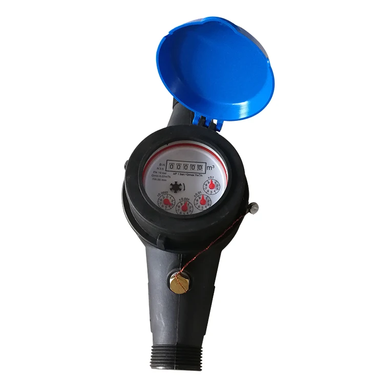 25mm Multi Jet Dry Type Plastic Body smart water meter