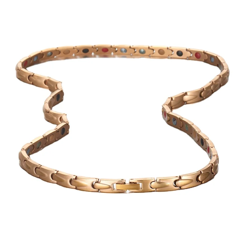 Luxury Titanium Germanium Bio Hip Hop Style Healthy Energy Necklace Accessories for Men and Women