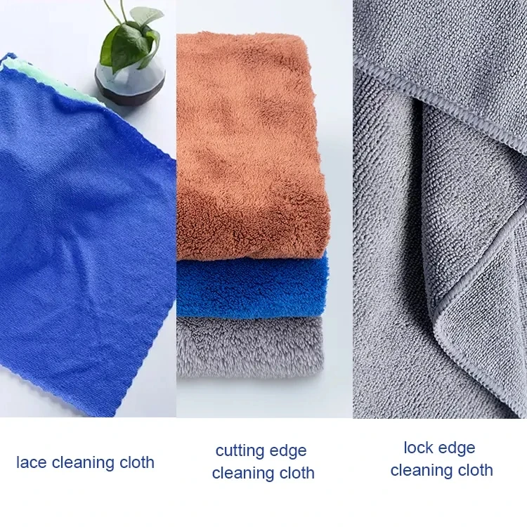 High Quality Drying  500 GSM Microfiber Car Wash Towel Absorbent Cleaning of Towel