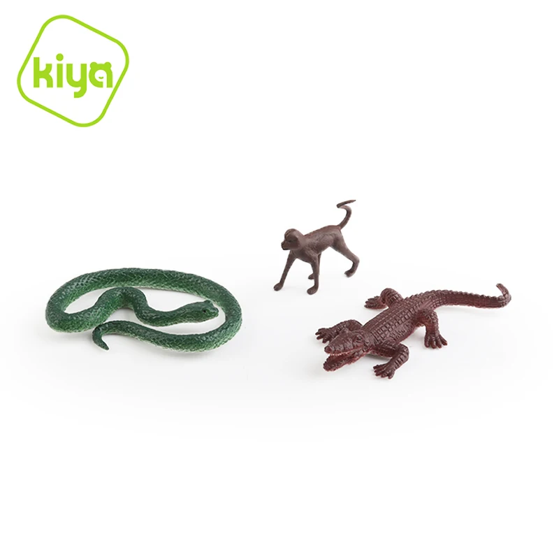 Kiya D108 monkey snake crocodile toy animal hot toys china pop cartoon anime figure pvc
