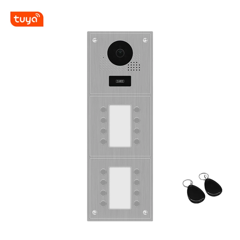 Ip-видеодомофон DHCP, дверной звонок, многоквартирное здание, 16 квартир