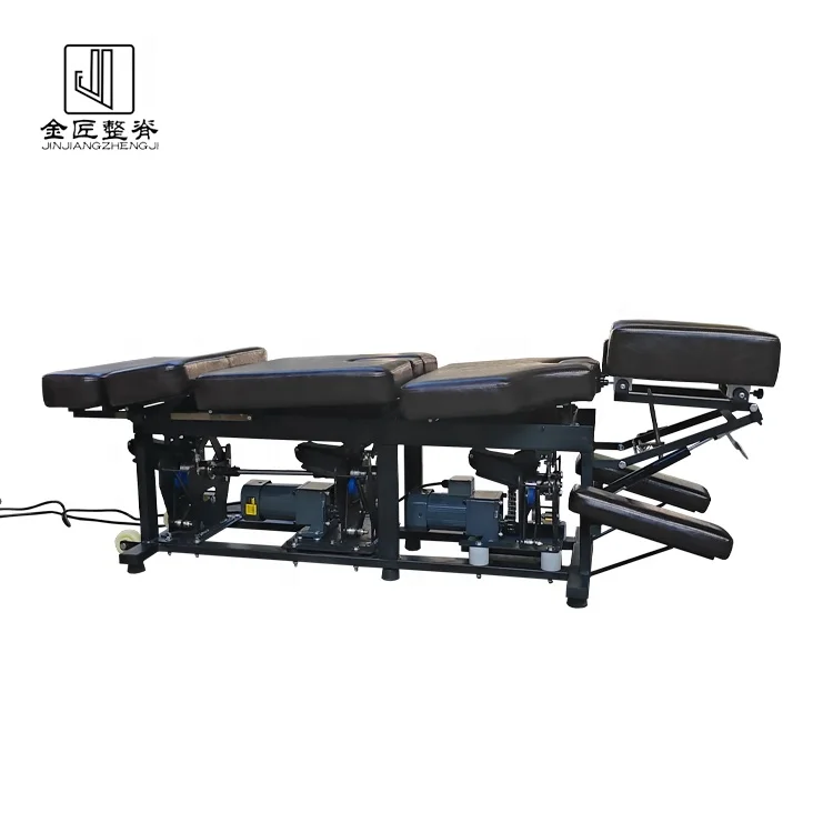 Automatic three-section air-pump chiropractic massage table SPA bed chiropractic drop table