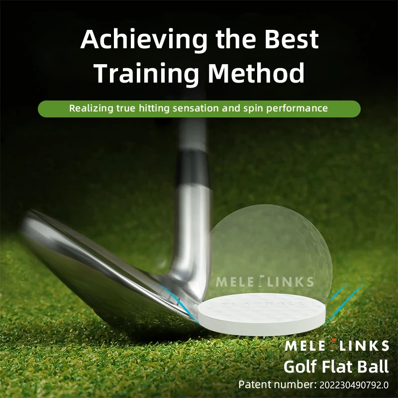 Cost-Effective Professional  Flatball Training Aid Golf Ball Durable Practice Golf Ball Golf Flat Ball