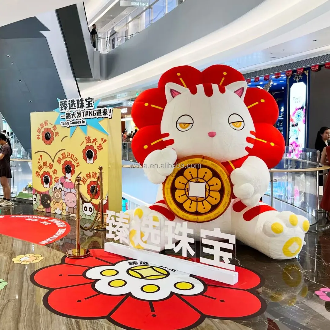Festival Mascot Decoration Inflatable lucky cat japan toys Balloon japanese cat cartoon character