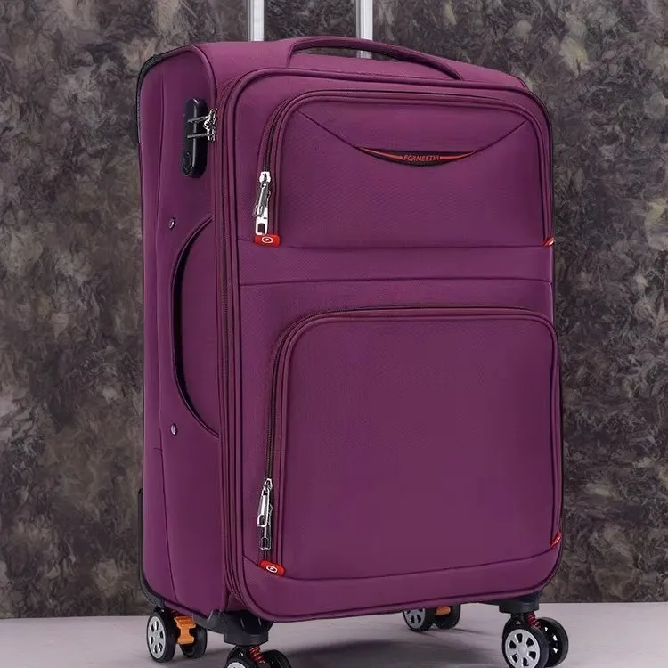 Custom aluminum bags carry de duffle  foldable leather luggage maletas on scooter sets suitcases travel valises voyage