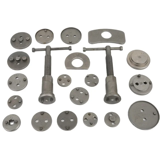 brake pad adjustment tool set Heavy Duty Disc Brake Piston Caliper Tool Set and Wind Back Kit Brake Piston Wind Back Set  21 pcs