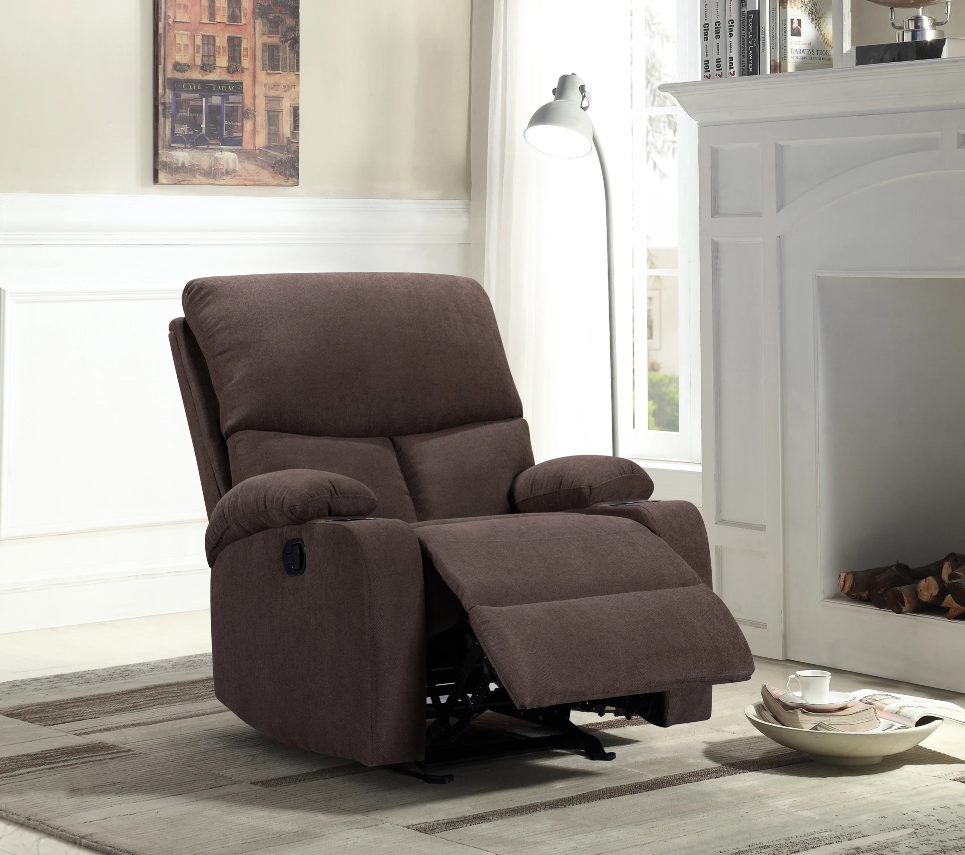 ENVIRONMENTAL PROTECTION PU and WATERPROOF hot sale factory direct 6 seaters 5 recliners leisure fabric recliner sofas