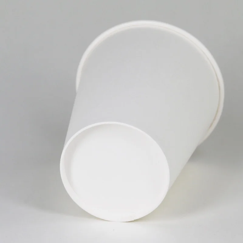 Оптовая продажа 7 унций 9 белые одноразовые кофейные бумажные стаканчики с двойной стенкой на