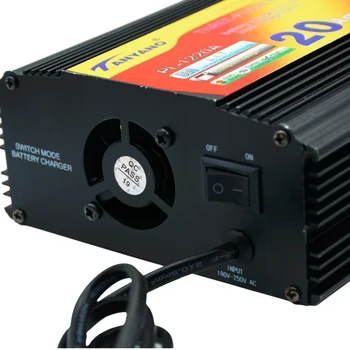Оптовая продажа зарядное устройство для аккумуляторов 20 А 12 В переключатель режима аккумулятора 220 переменного тока в постоянного питание от солнечной энергии автомобиля