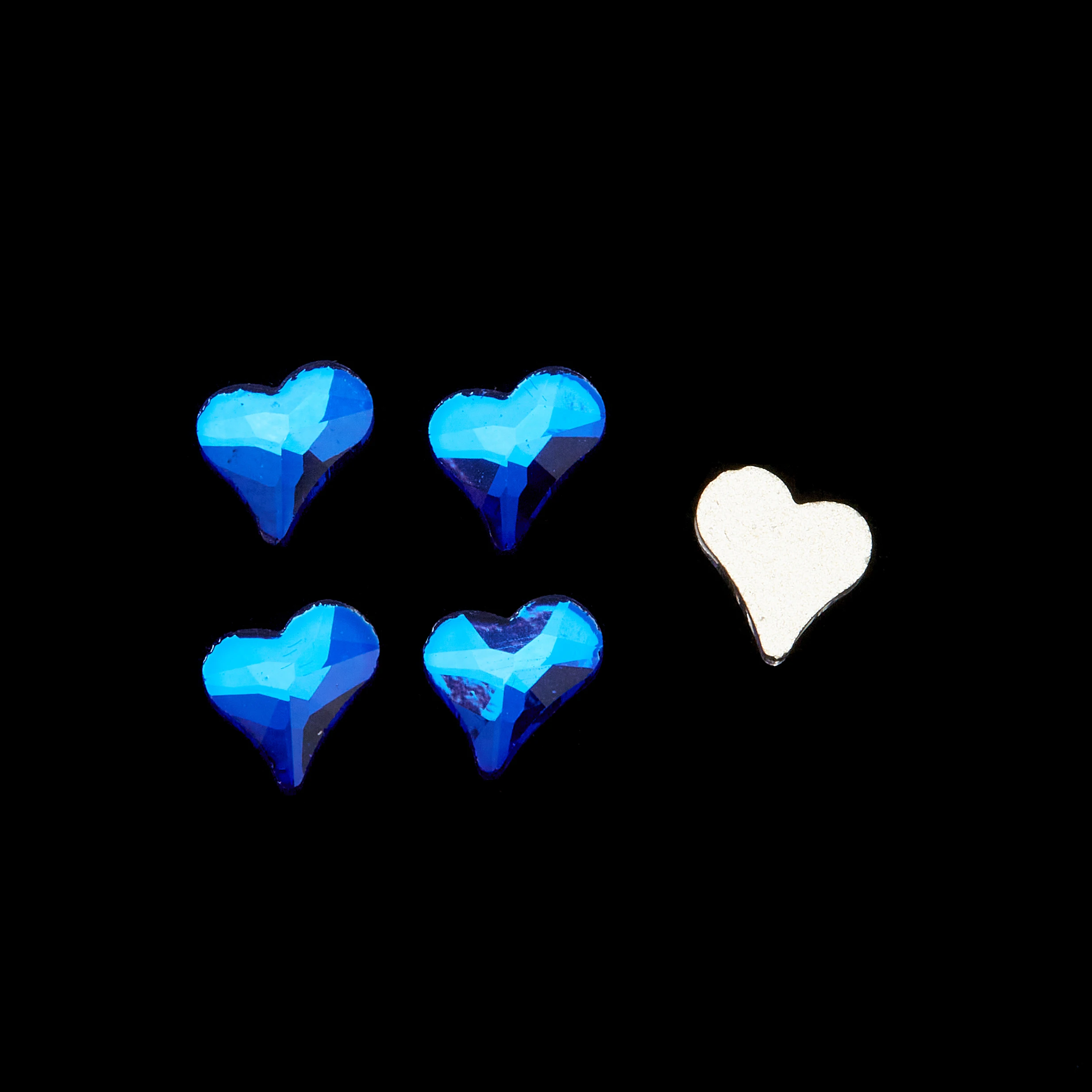 Wholesales Shapes 3d nail art rhinestones feedback color mixed around nails press on with rhinestones