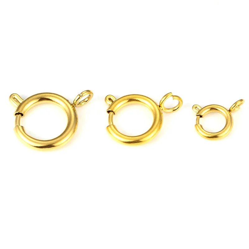 Wholesale  Color Preserving Stainless Steel Clasp Eight character Clasp Necklace Bracelet For DIY Jewelry Accessories