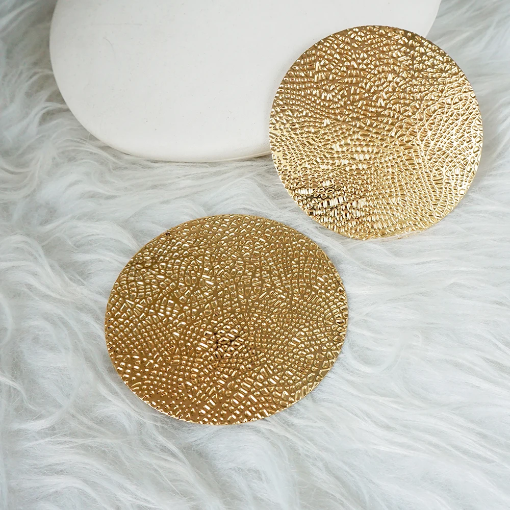 GDJWRI modern earrings big drop africa earrings in gold
