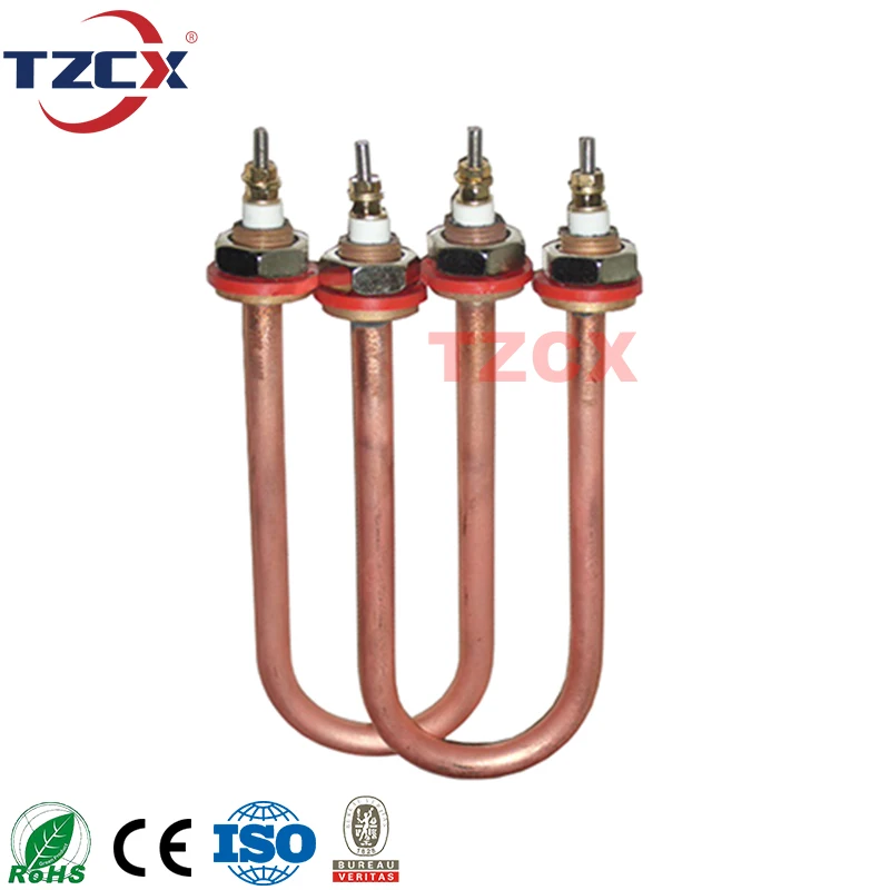 electric tubular water heating element for water heater
