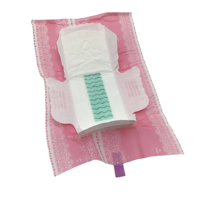 Super Soft Topsheet Herbal Graphene Sanitary Napkins, SAP Paper Absorption Layer Ultra Thin Anion Customized Sanitary Pads Women