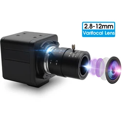 ELP Manual Focus Zoom 4x Varifocal IMX179 CMOS 8MP Video Conference Cam Web HD Surveillance Webcam UVC For Video Teaching