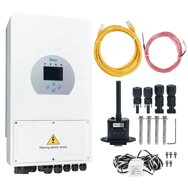 Оптовая Продажа с фабрики солнечный инвертор Deye 3KW гибридный PV DC/AC батареи для дома