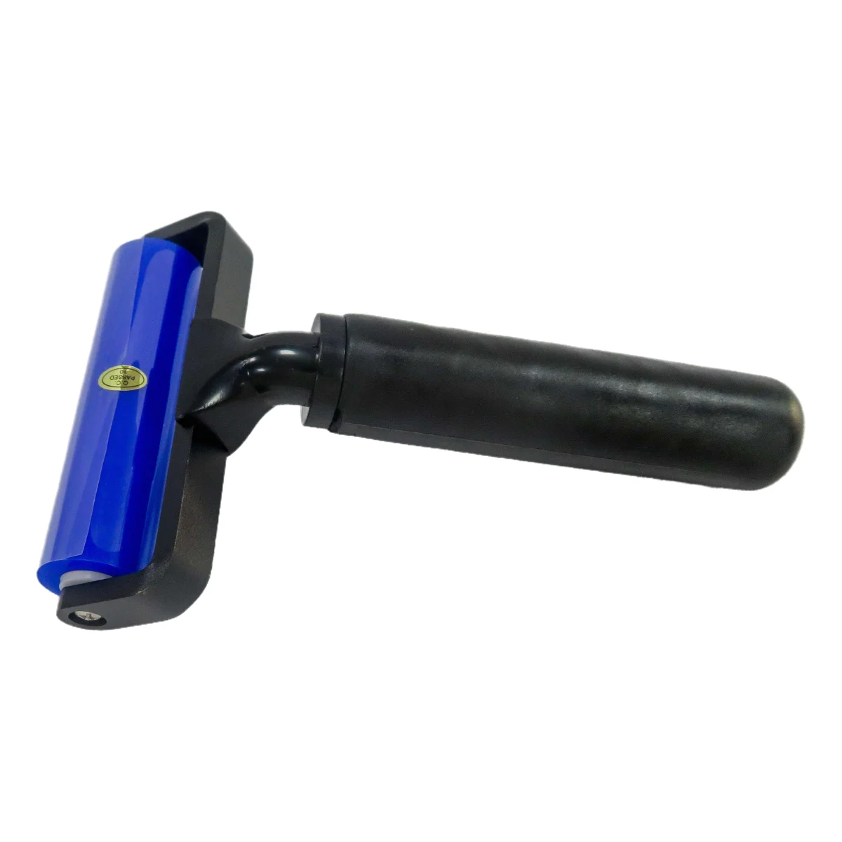 4-Inch Blue Silicone Sticky Roller - Reusable Dust Remover for PCB Cleaning with Plastic Handle