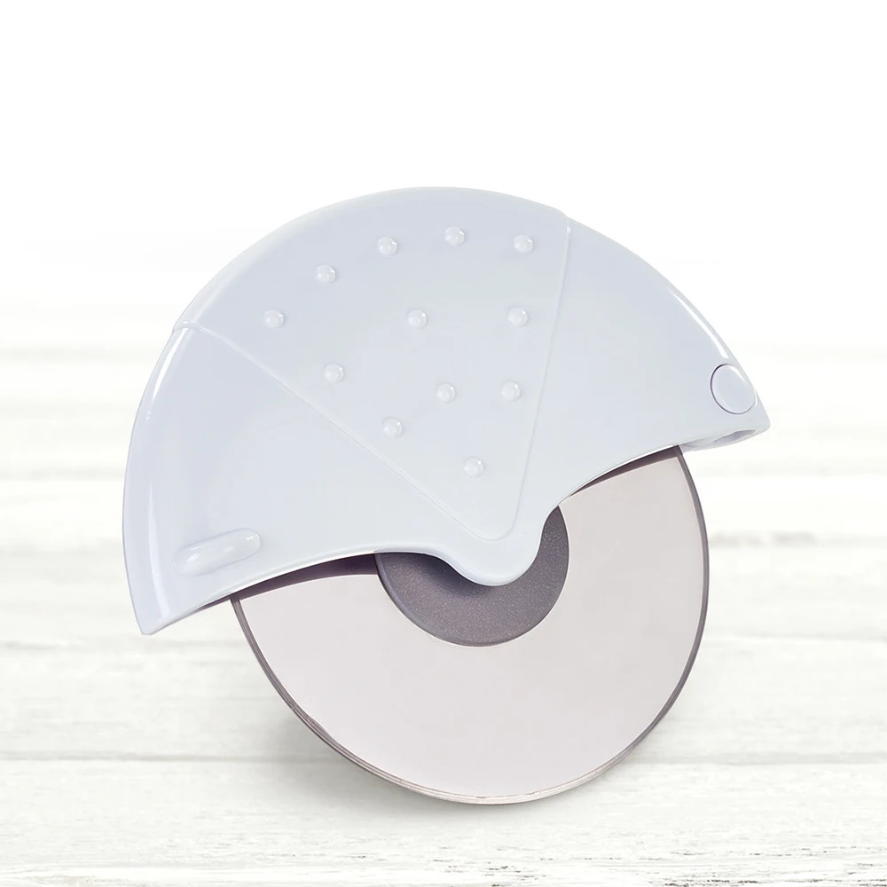 Custom plastic stainless steel blade rolling pizza slicer cutter wheel