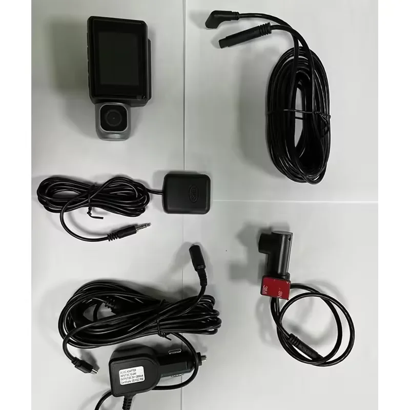 4K+2K 3 channels DVR dash camera GPS WIFI car recorder car black box 4K dash cam front back inside vision