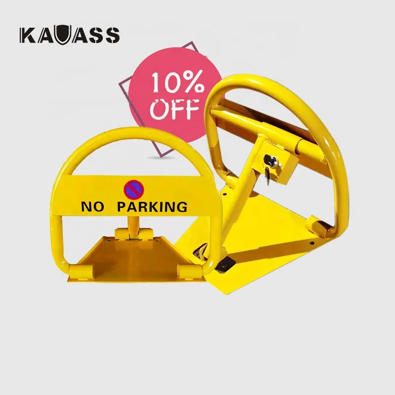 KVS-PL(M)-801 Manual steel folding security reserved car park parking spot lot space barrier blocker
