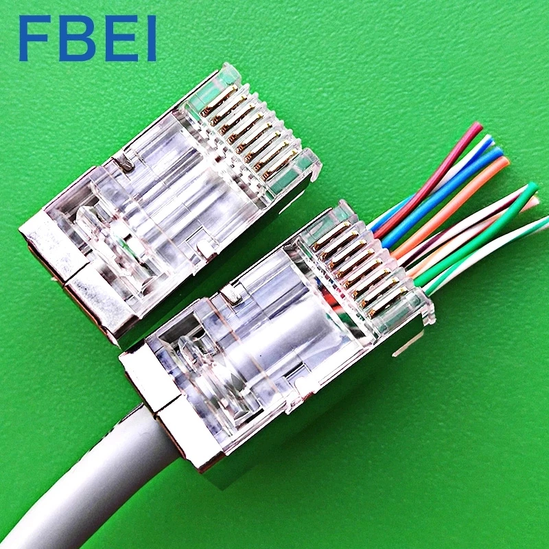 Разъемы EZ CAT6 RJ45 8p8c проходной