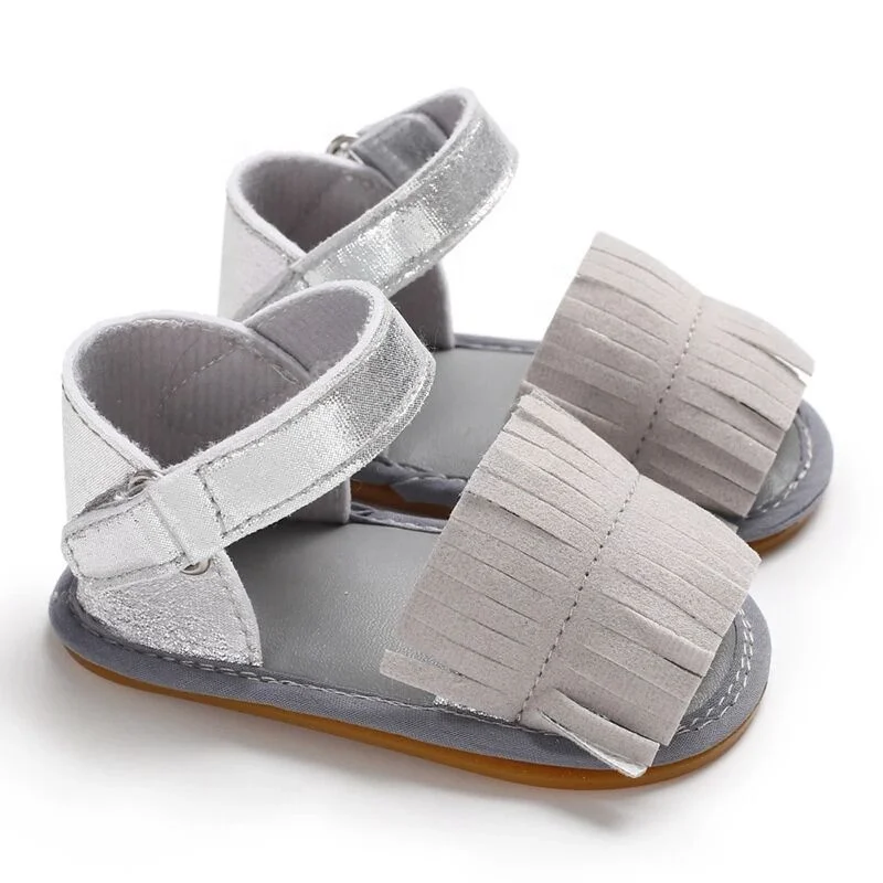 Wholesale Fashionable Toddler Summer Baby Children Flat Fringe Sandals For Girls