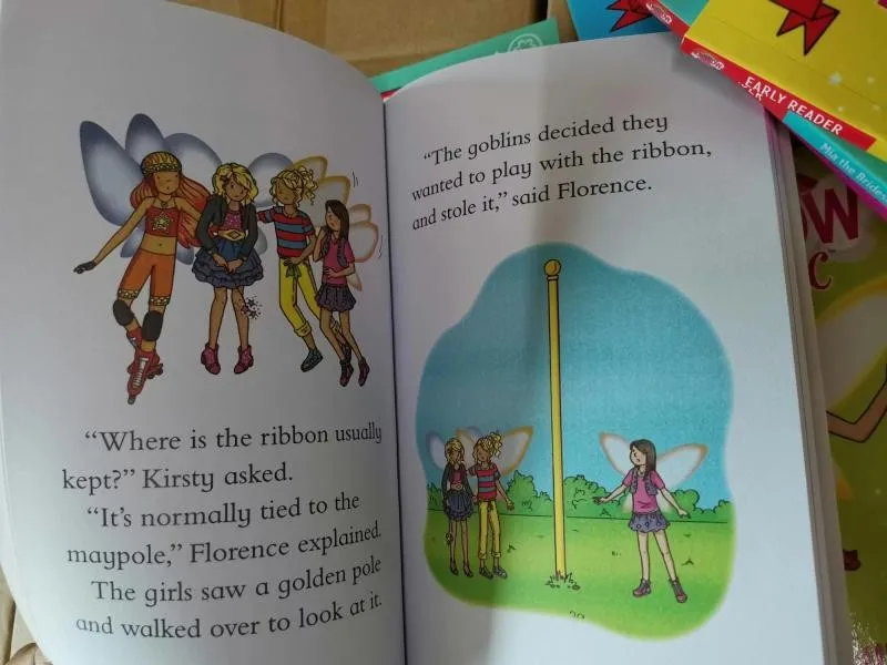 English original Early Reader Rainbow Graded books full color 10 volumes