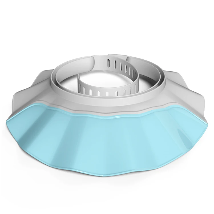 Kingbo adjustable baby shower cap shampoo PP+TPE baby shower cap baby shampoo cap