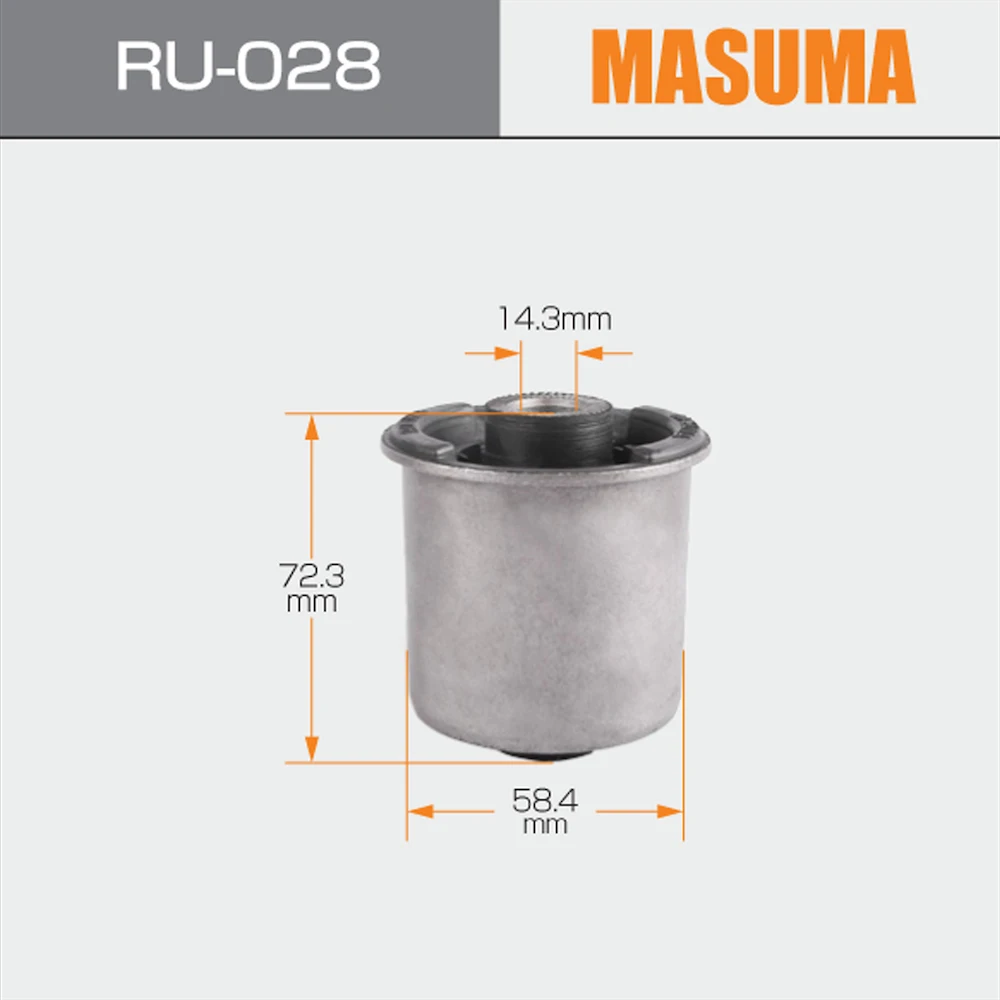RU-028 MASUMA Manufacturer car bushing part KSP90L 1KR-FE 48725-30060