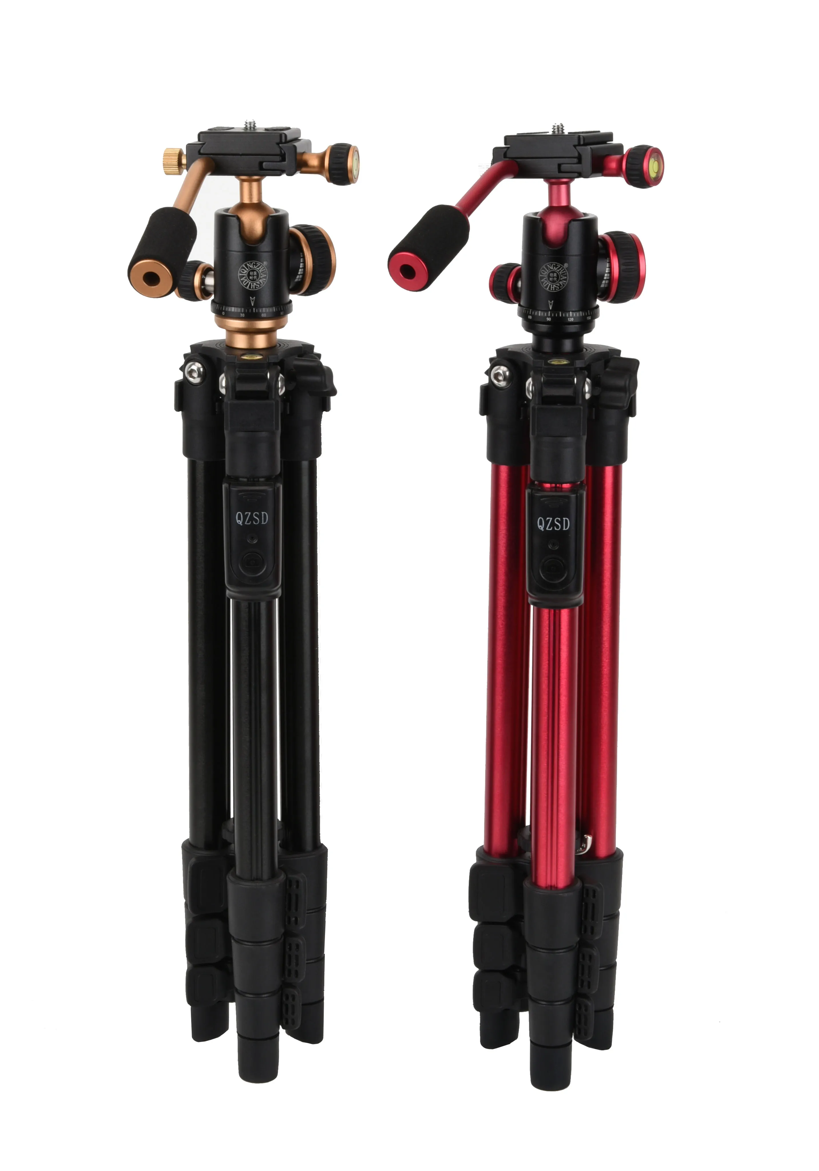
Travel Tripod With Remote Tripod Q160S With 3-Way 40-126cm Universal Camera Tripod for Camera for cell phone 